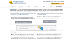 Desktop Screenshot of hirecontractor.com